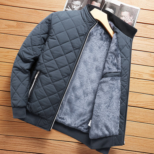 Mens Fleece Lined Winter Jacket