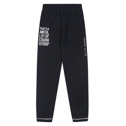 Autumn and winter trendy letter hoodie suit