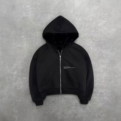 Trend Digital Zipper Sweatshirt