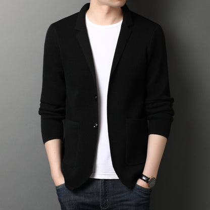 Men's knitted cardigan