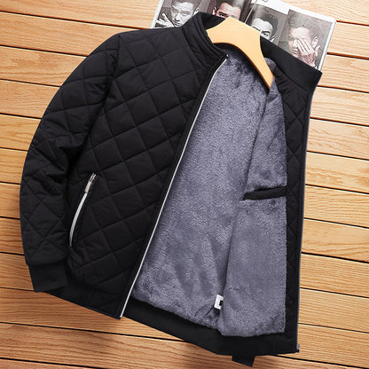 Mens Fleece Lined Winter Jacket