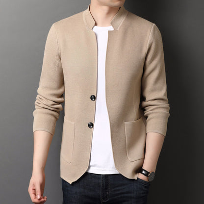 Men's knitted cardigan