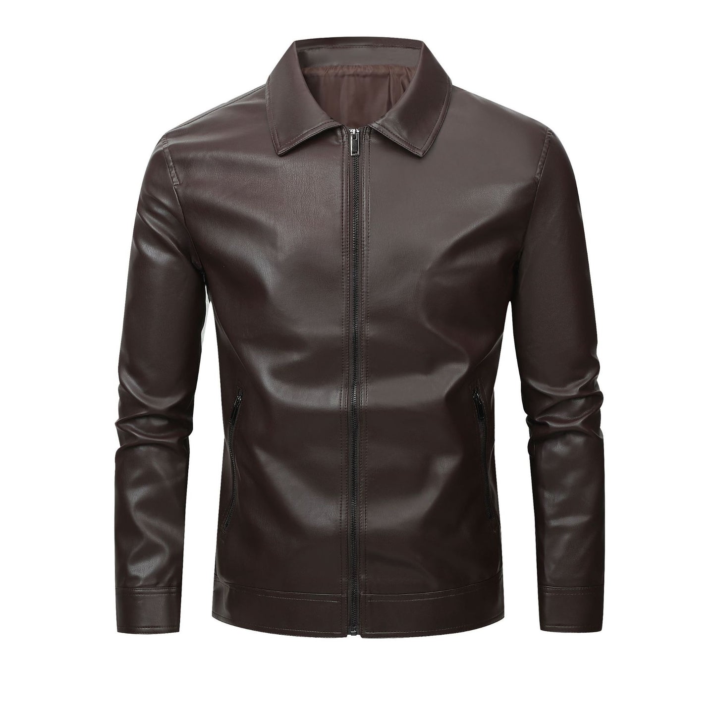 Pu Leather Jacket Men